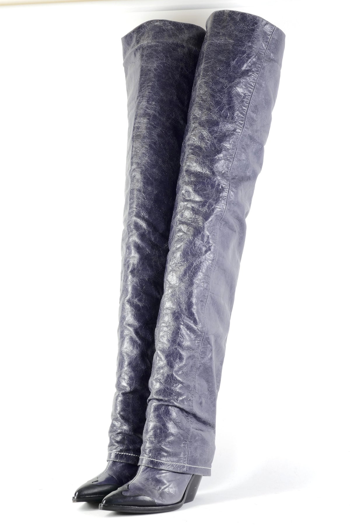 BUUTS Diesel Overknees Leder blau 226019-2
