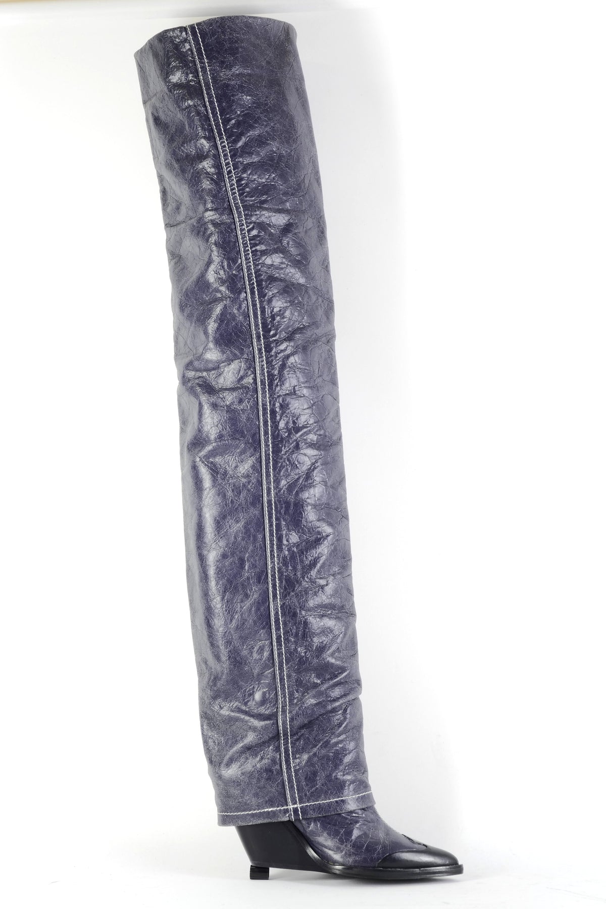 BUUTS Diesel Overknees Leder blau 226019-3