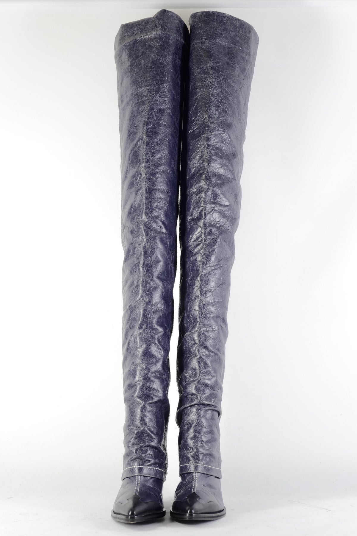 BUUTS Diesel Overknees Leder blau 226019-4