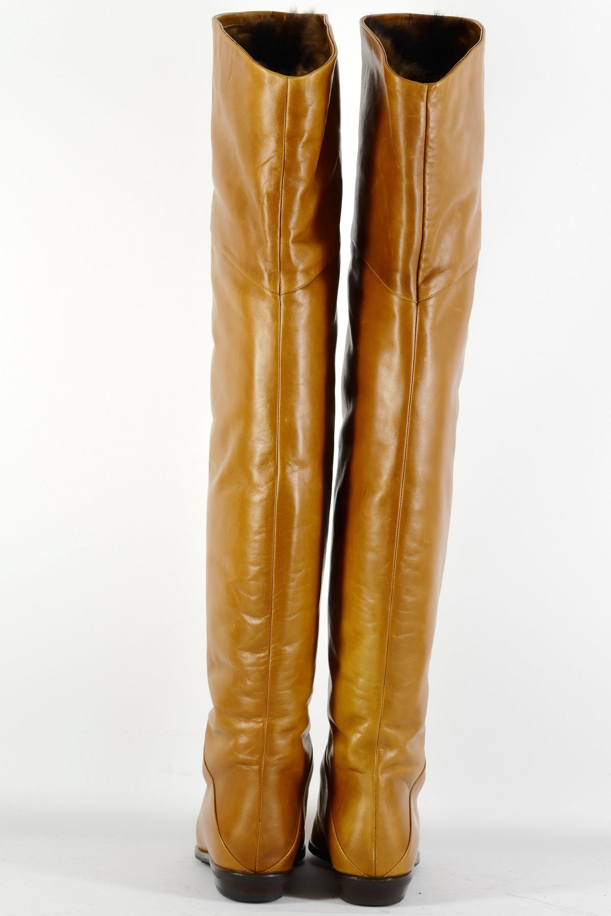 BUUTS Baldinini Overknees Leder cognac 226021-5