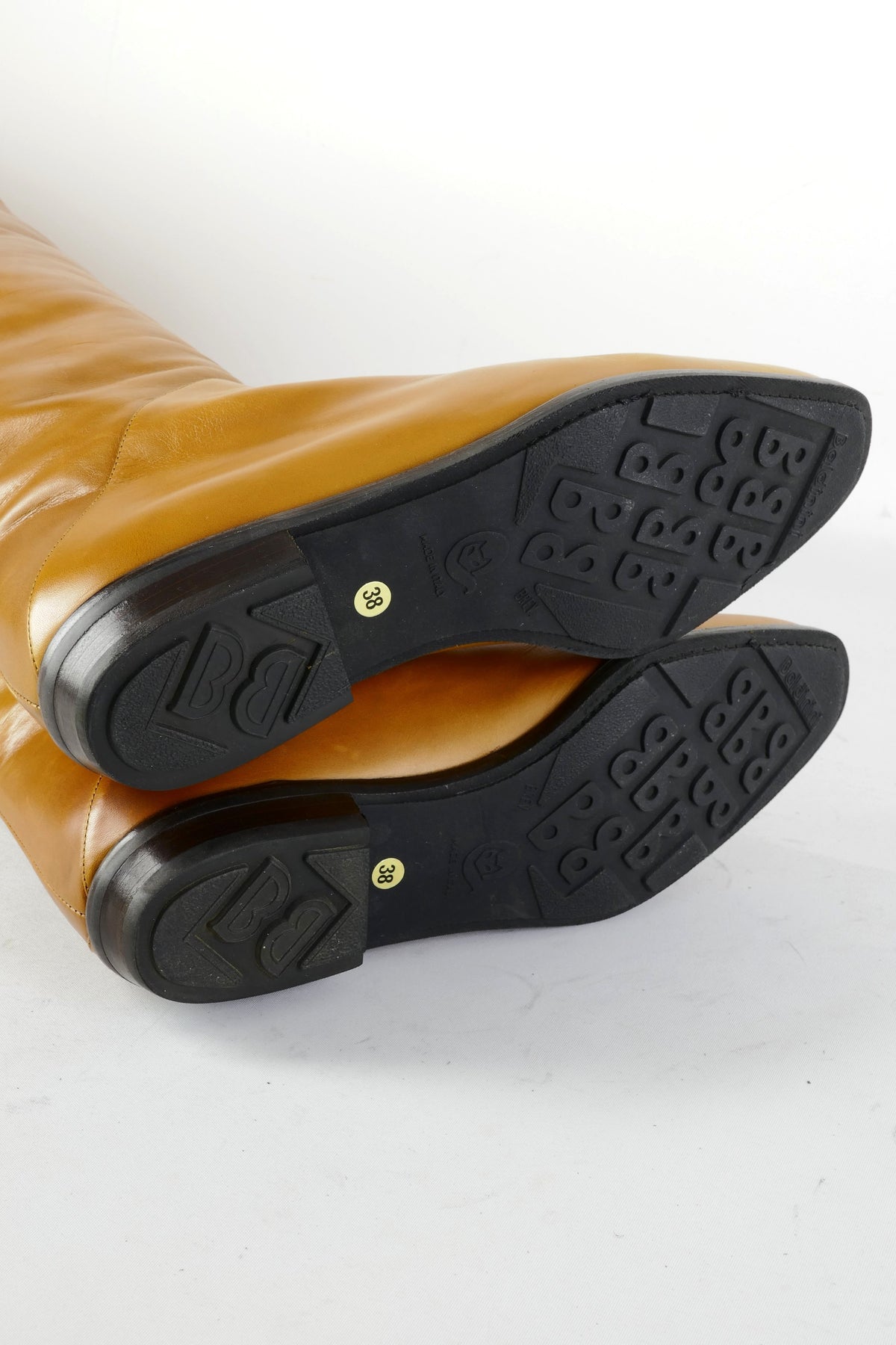 BUUTS Baldinini Overknees Leder cognac 226021-8