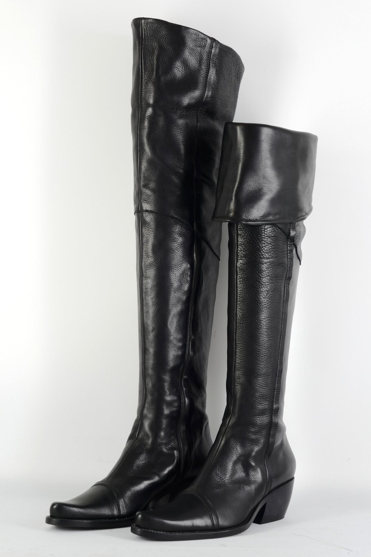 BUUTS El Vaquero Overknees Leder schwarz 226022-11