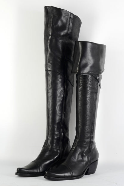BUUTS El Vaquero Overknees Leder schwarz 226022-11