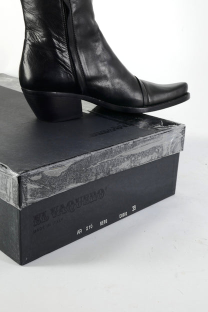 BUUTS El Vaquero Overknees Leder schwarz 226022-13