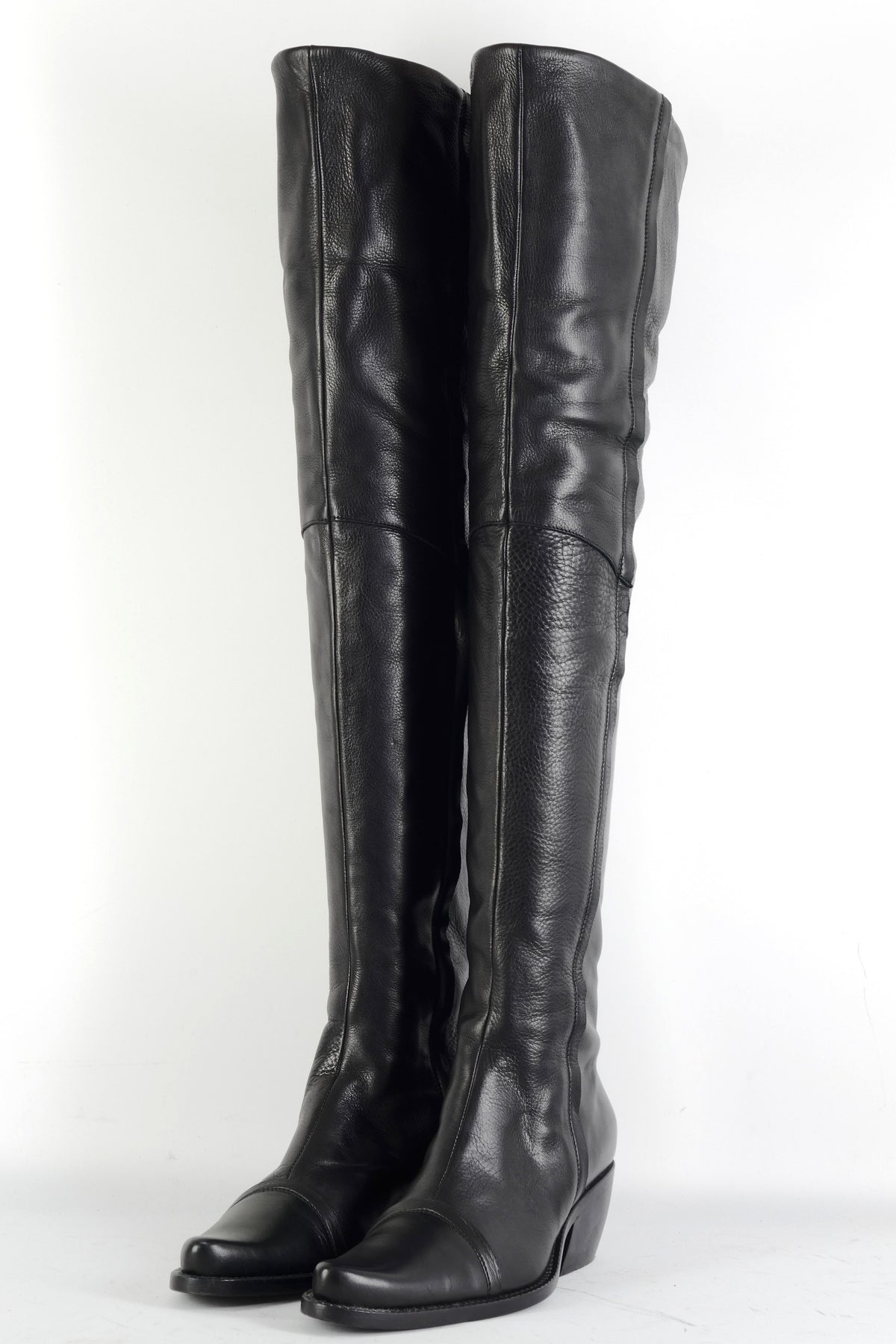 BUUTS El Vaquero Overknees Leder schwarz 226022-2