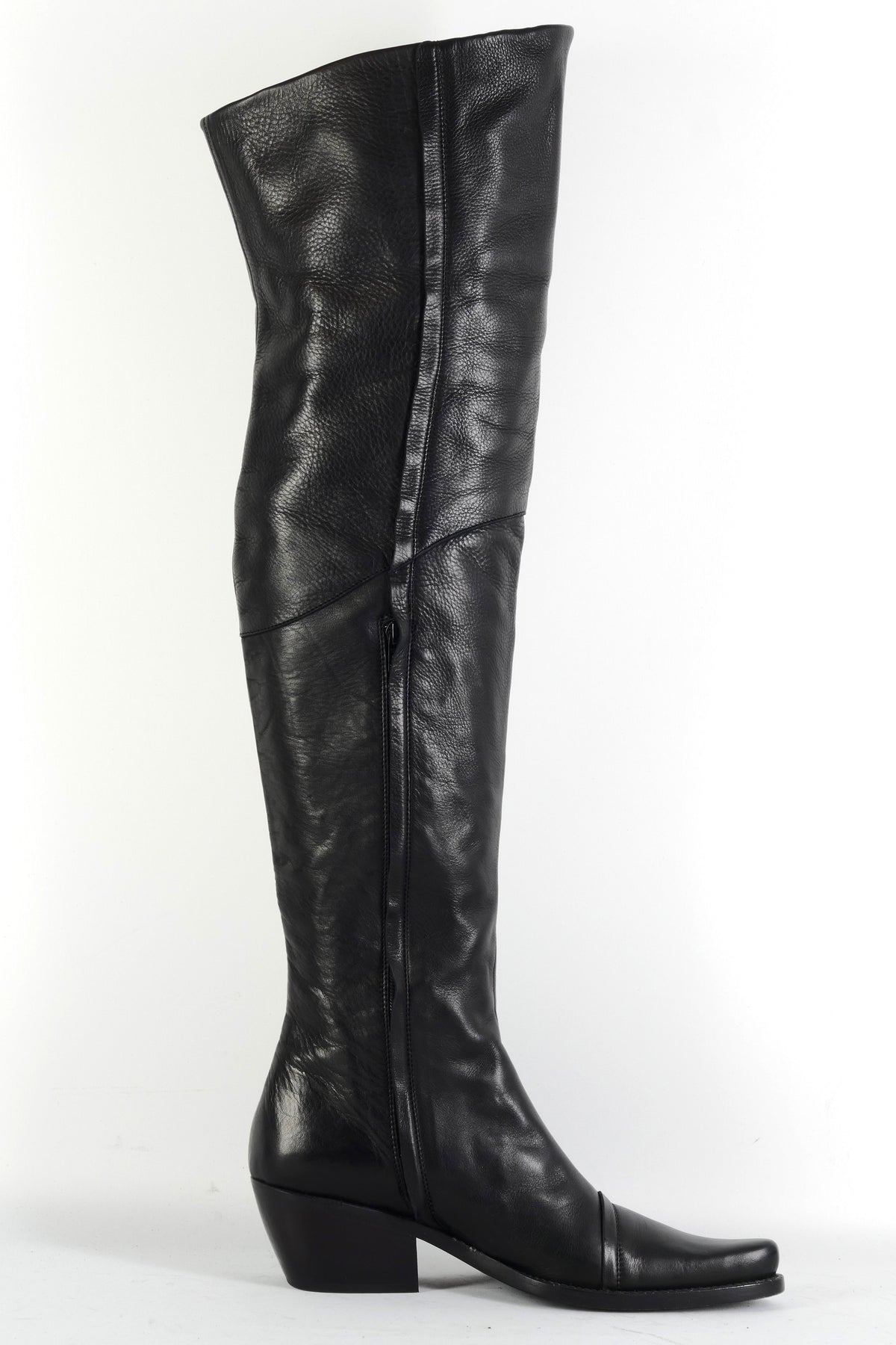 BUUTS El Vaquero Overknees Leder schwarz 226022-3