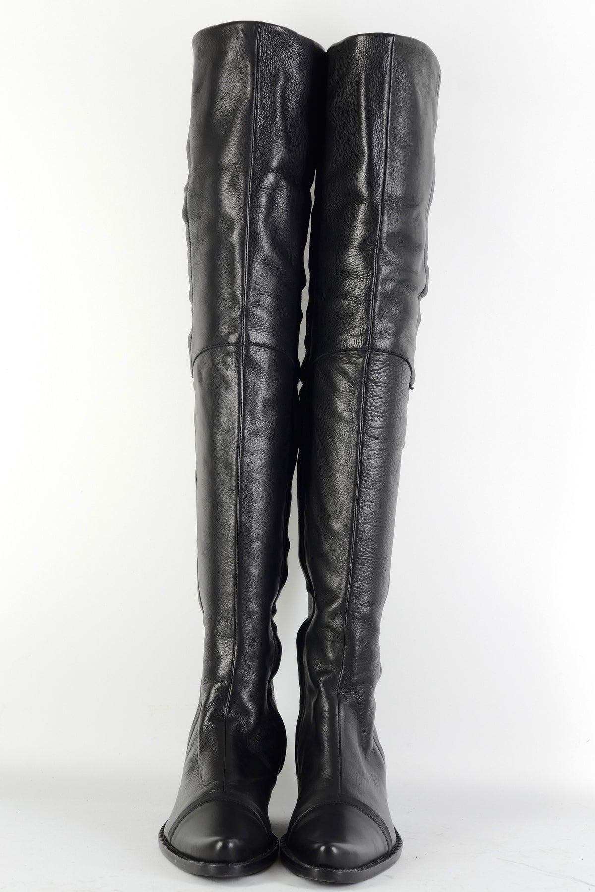 BUUTS El Vaquero Overknees Leder schwarz 226022-4