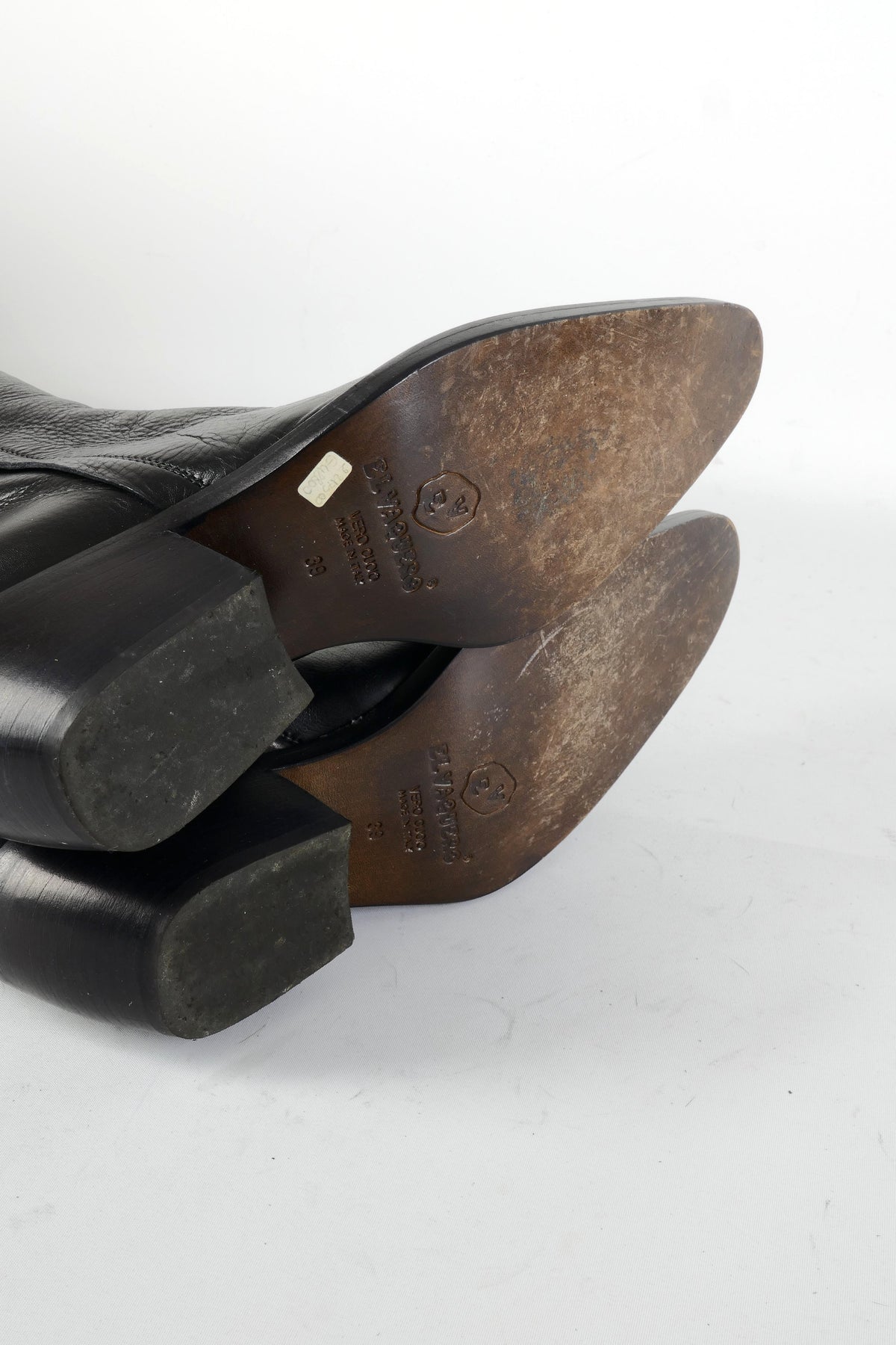 BUUTS El Vaquero Overknees Leder schwarz 226022-8