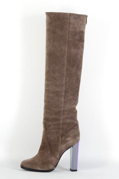 BUUTS Pollini Stiefel Wildleder greige 226023-1