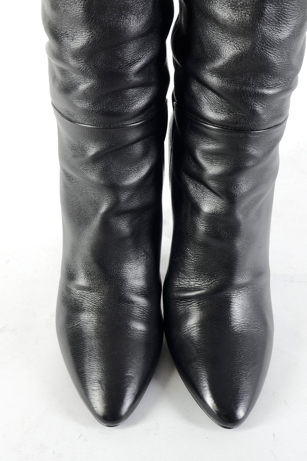 BUUTS Saint Laurent Overknees Leder schwarz 226024-7
