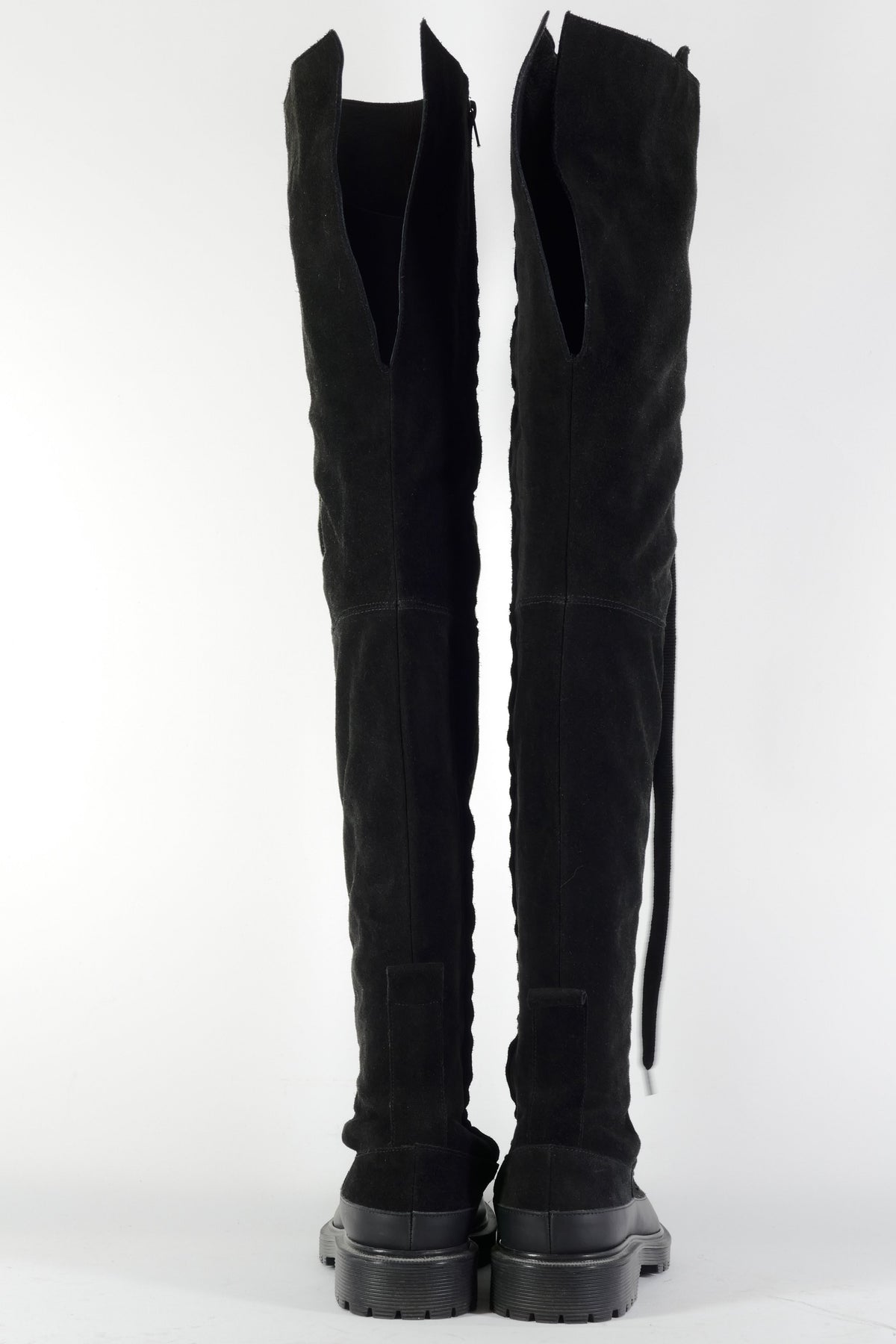 BUUTS Other Stories Overknees Wildleder schwarz 226025-5
