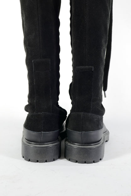 BUUTS Other Stories Overknees Wildleder schwarz 226025-6