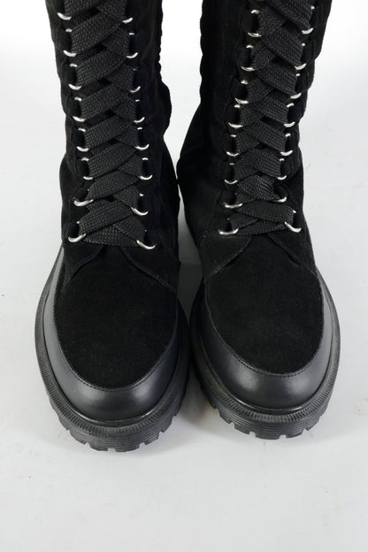 BUUTS Other Stories Overknees Wildleder schwarz 226025-7