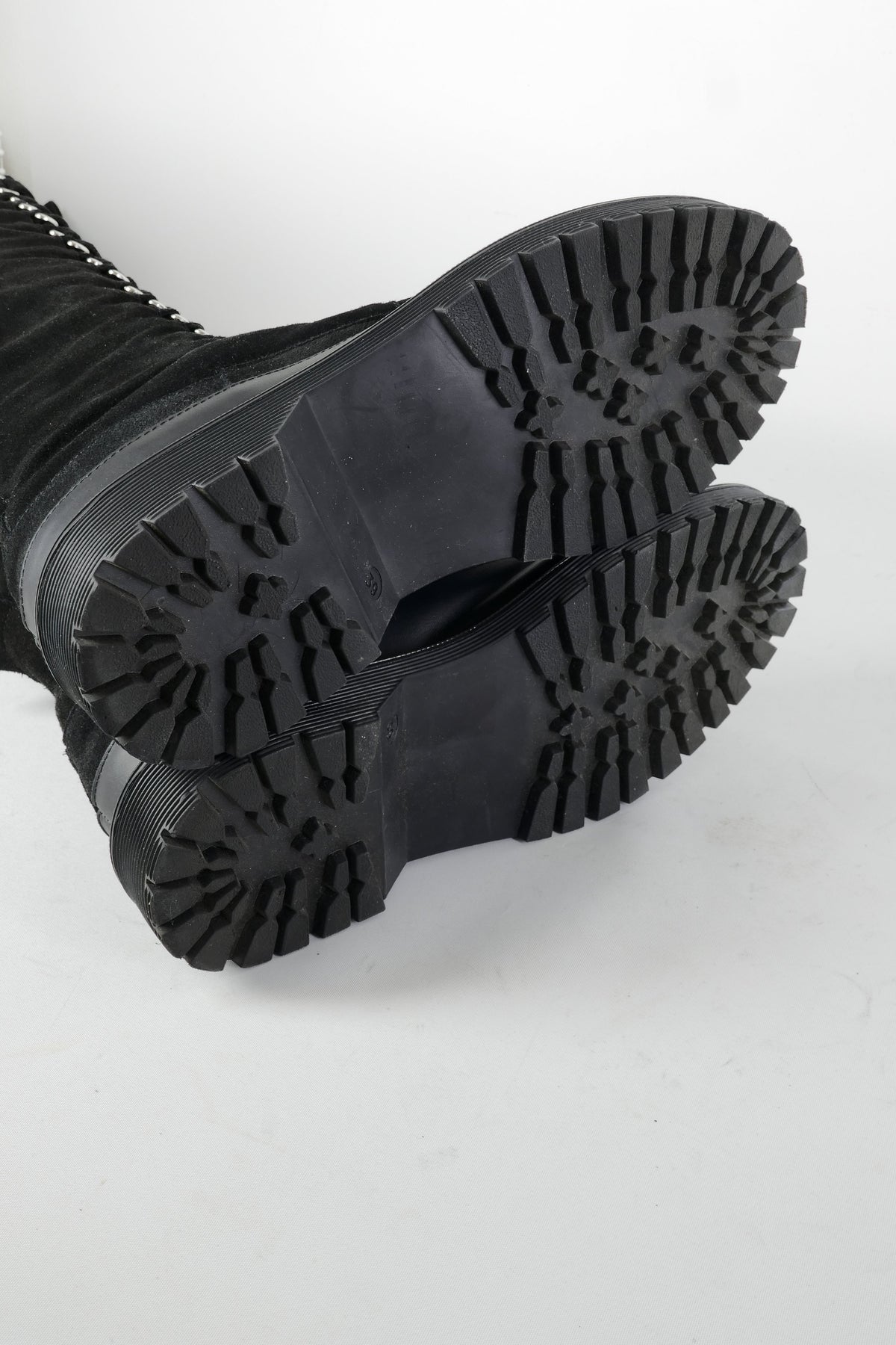 BUUTS Other Stories Overknees Wildleder schwarz 226025-8