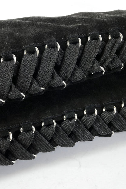 BUUTS Other Stories Overknees Wildleder schwarz 226025-9