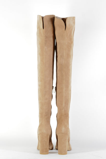 BUUTS Gianvito Rossi Overknees Wildleder rosa 226029-5