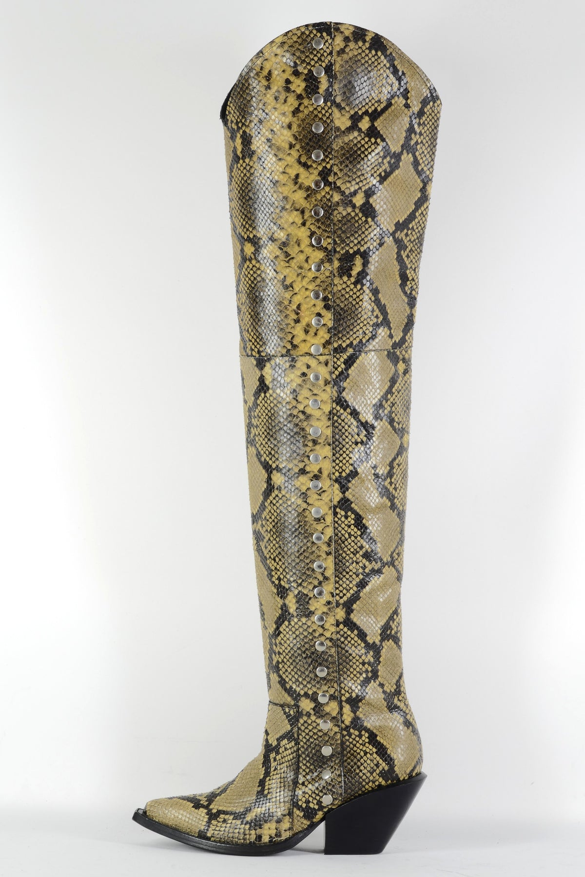BUUTS unbekannt Overknees Leder animalprint 226030-1