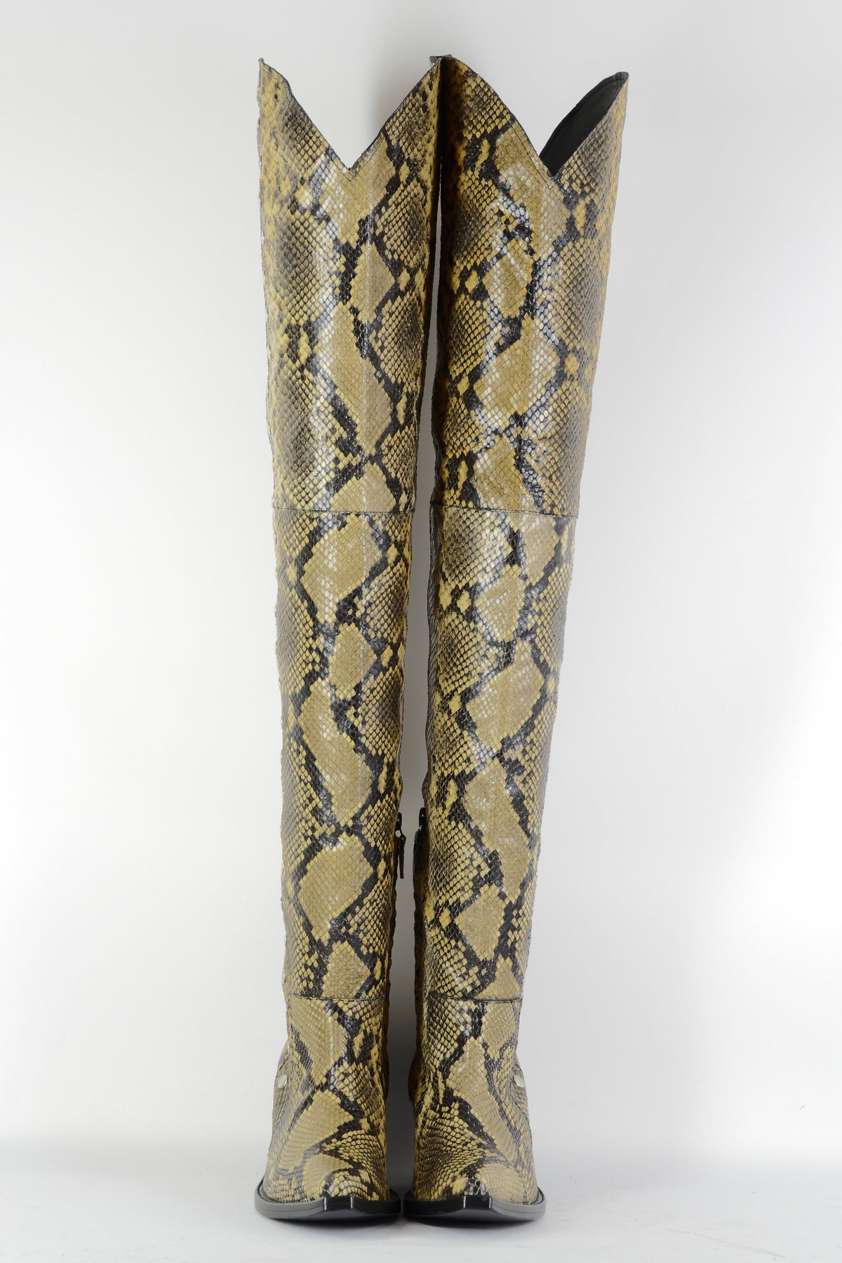 BUUTS unbekannt Overknees Leder animalprint 226030-4