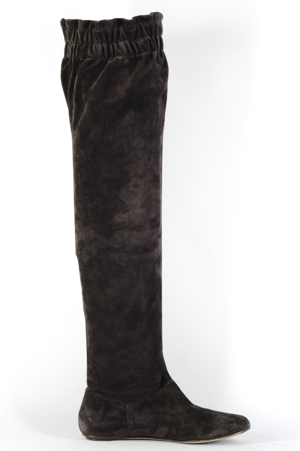 BUUTS Dolce&Gabbana Overknees Wildleder dunkelbraun 226033-3