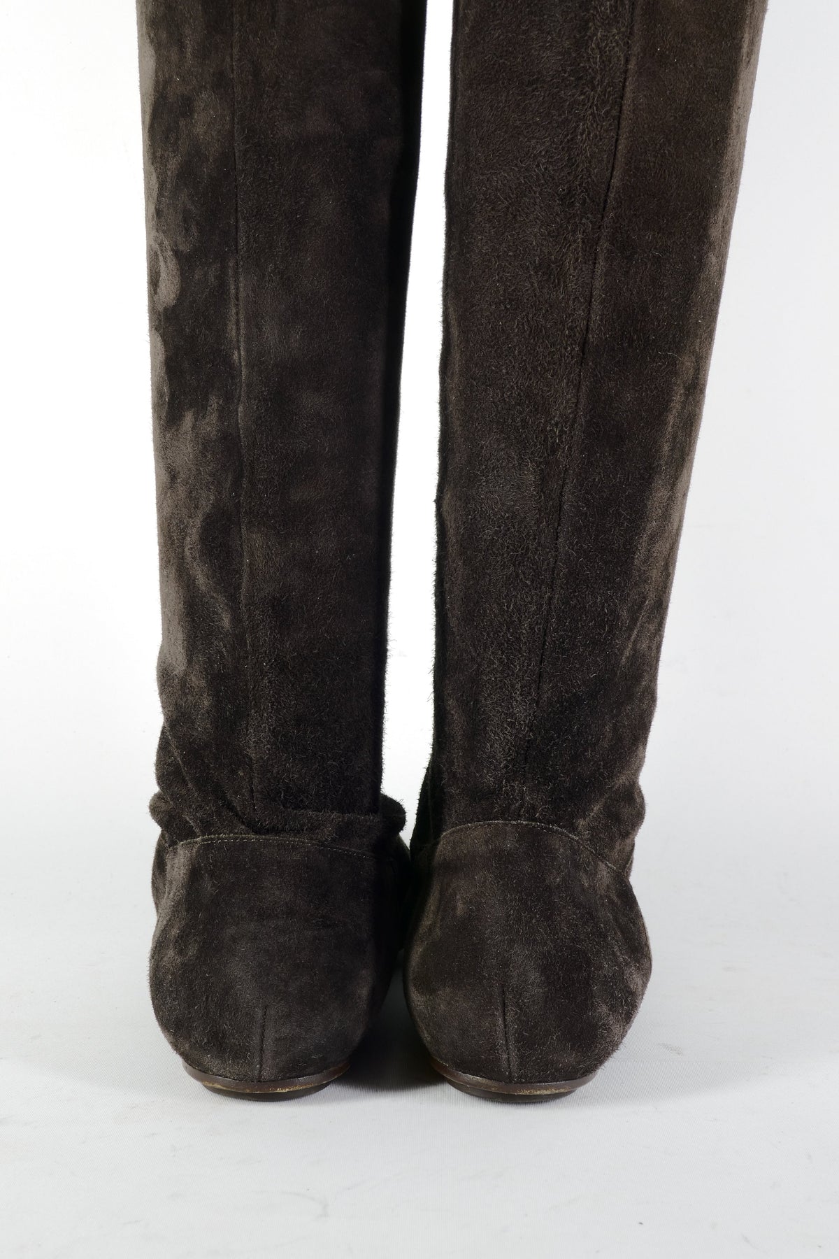 BUUTS Dolce&Gabbana Overknees Wildleder dunkelbraun 226033-6