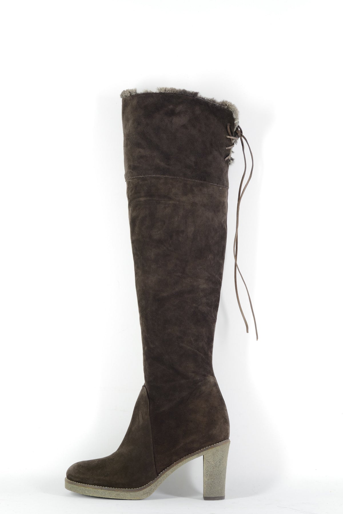 BUUTS Sax Overknees Wildleder dunkelbraun 226034-1