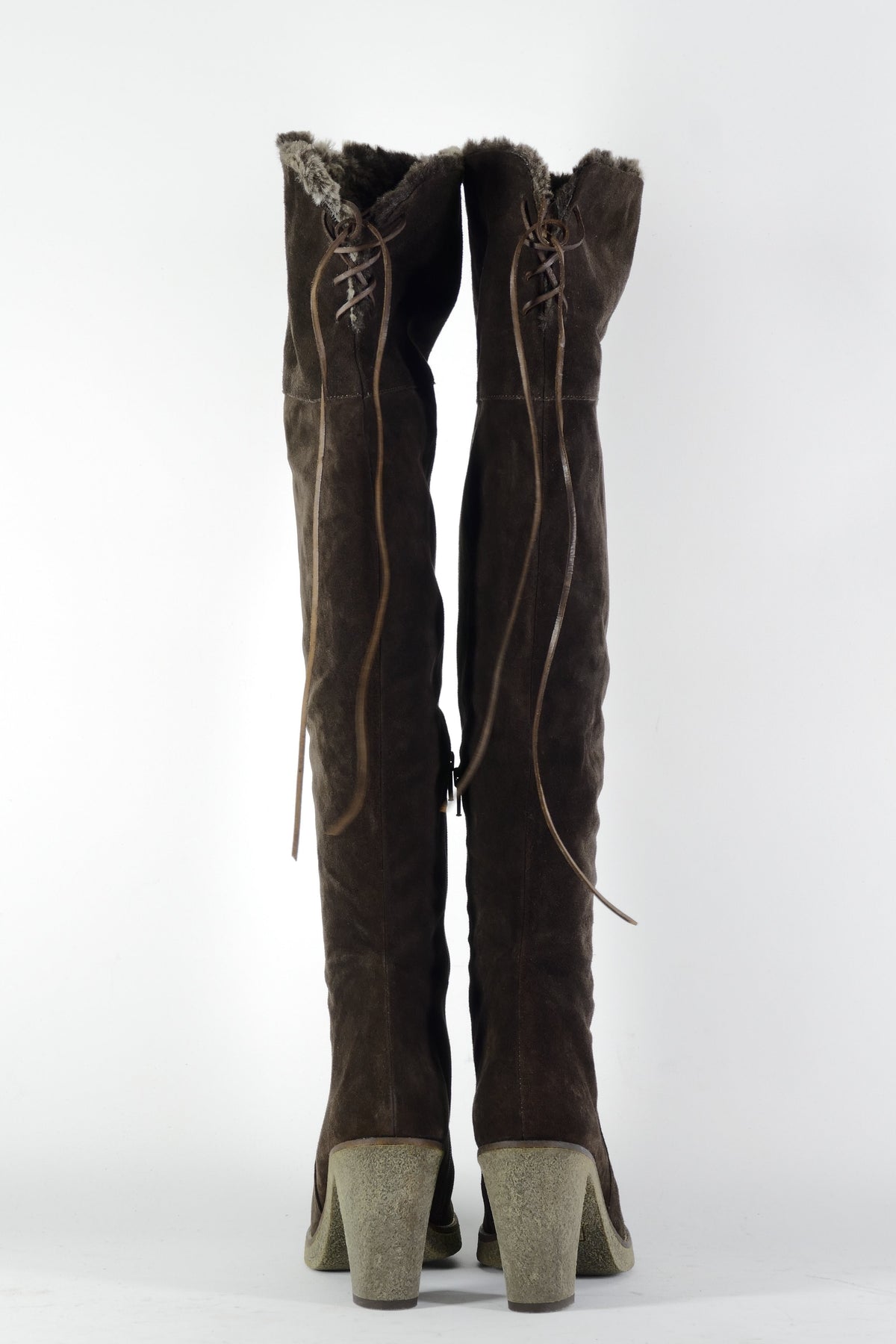 BUUTS Sax Overknees Wildleder dunkelbraun 226034-7