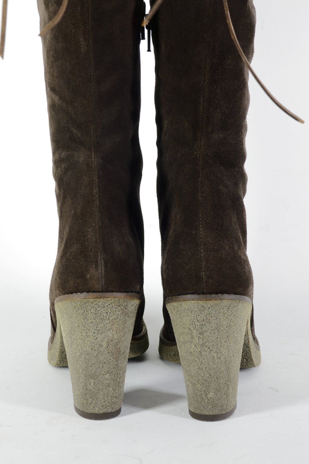 BUUTS Sax Overknees Wildleder dunkelbraun 226034-8