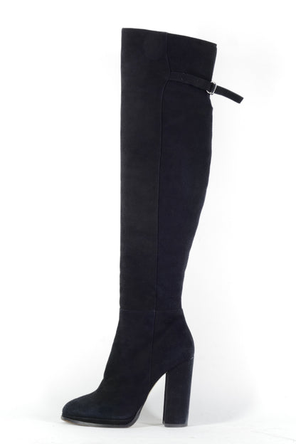BUUTS Giampaolo Viozzi Hohe Stiefel Wildleder schwarz 226035-1