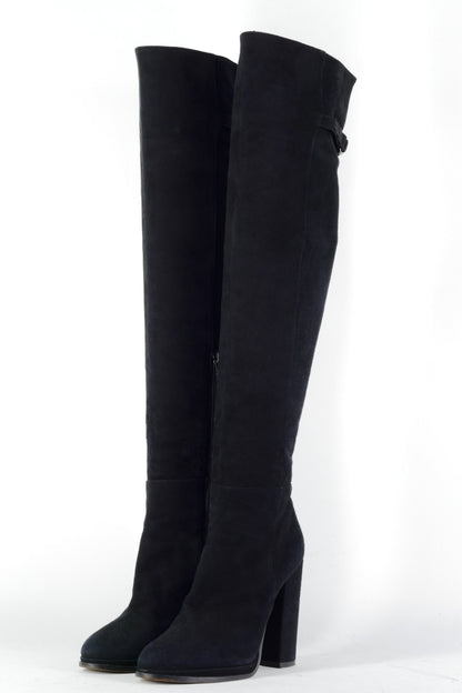 BUUTS Giampaolo Viozzi Hohe Stiefel Wildleder schwarz 226035-2
