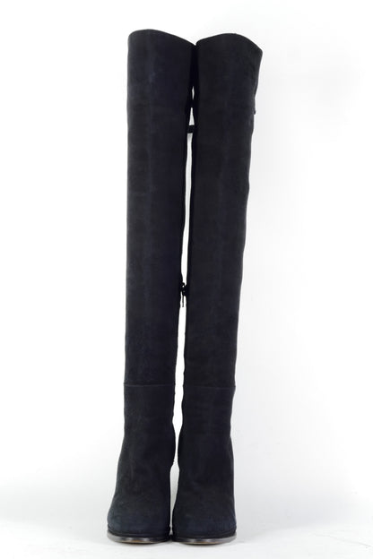 BUUTS Giampaolo Viozzi Hohe Stiefel Wildleder schwarz 226035-4