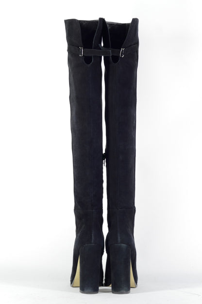 BUUTS Giampaolo Viozzi Hohe Stiefel Wildleder schwarz 226035-5