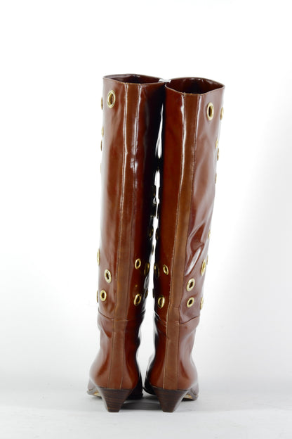BUUTS Bassato Vintage-Stiefel Leder kastanie 226037-5