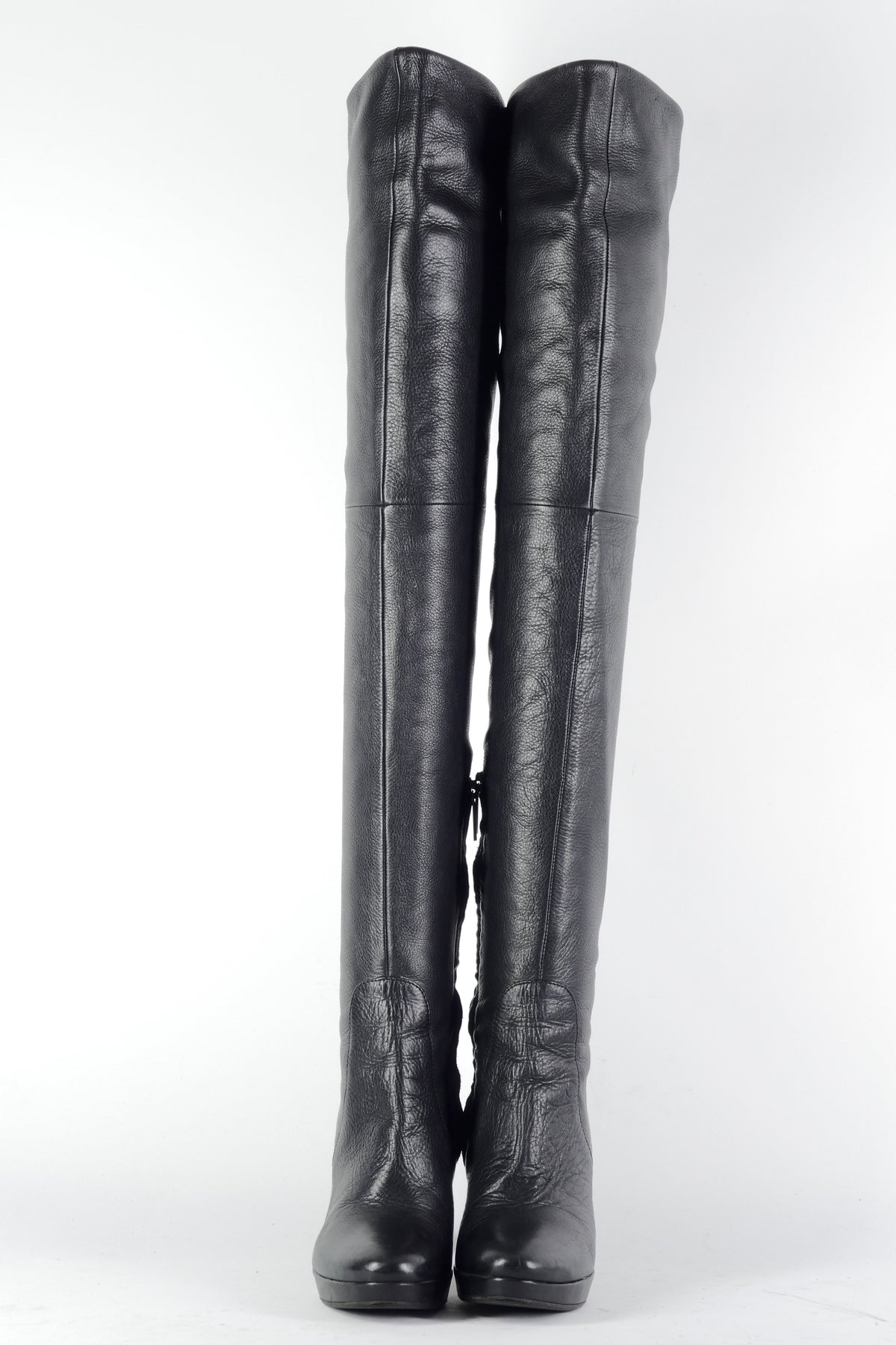 BUUTS The Seller Overknees Leder schwarz 226038-4