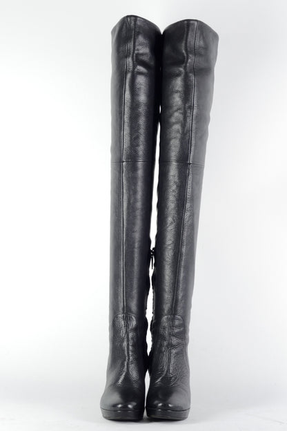 BUUTS The Seller Overknees Leder schwarz 226038-4