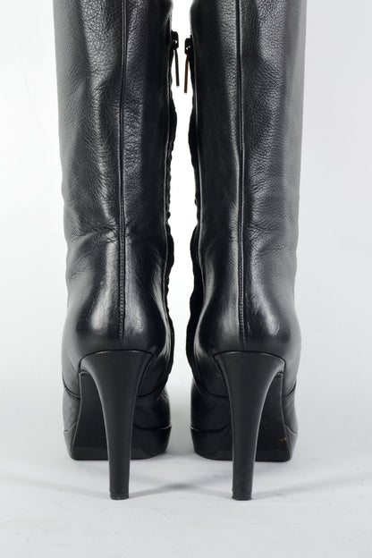BUUTS The Seller Overknees Leder schwarz 226038-6