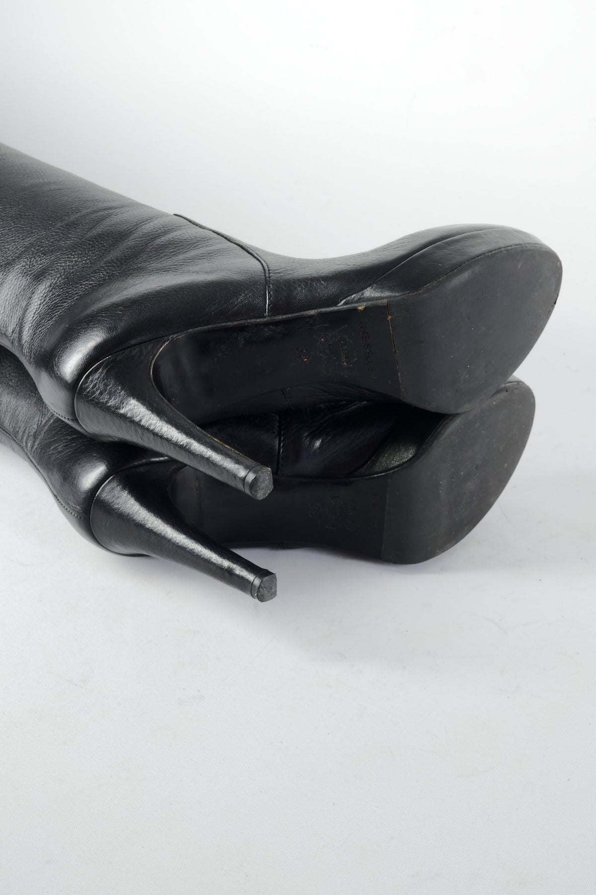 BUUTS The Seller Overknees Leder schwarz 226038-8