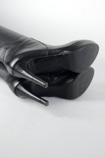 BUUTS The Seller Overknees Leder schwarz 226038-8