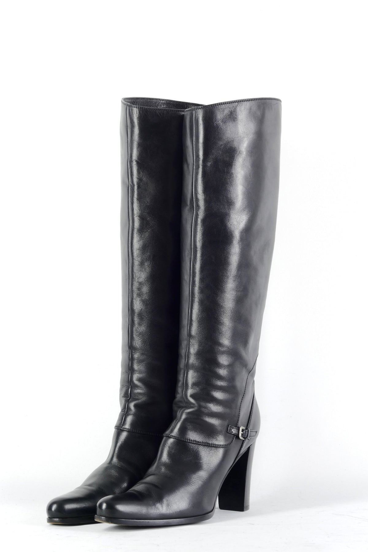 BUUTS Sergio Rossi Stiefel Leder schwarz 226039-2