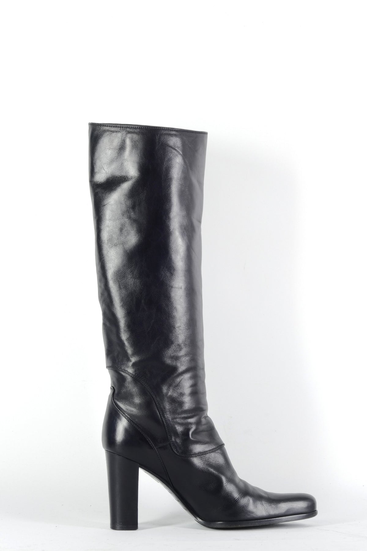 BUUTS Sergio Rossi Stiefel Leder schwarz 226039-3
