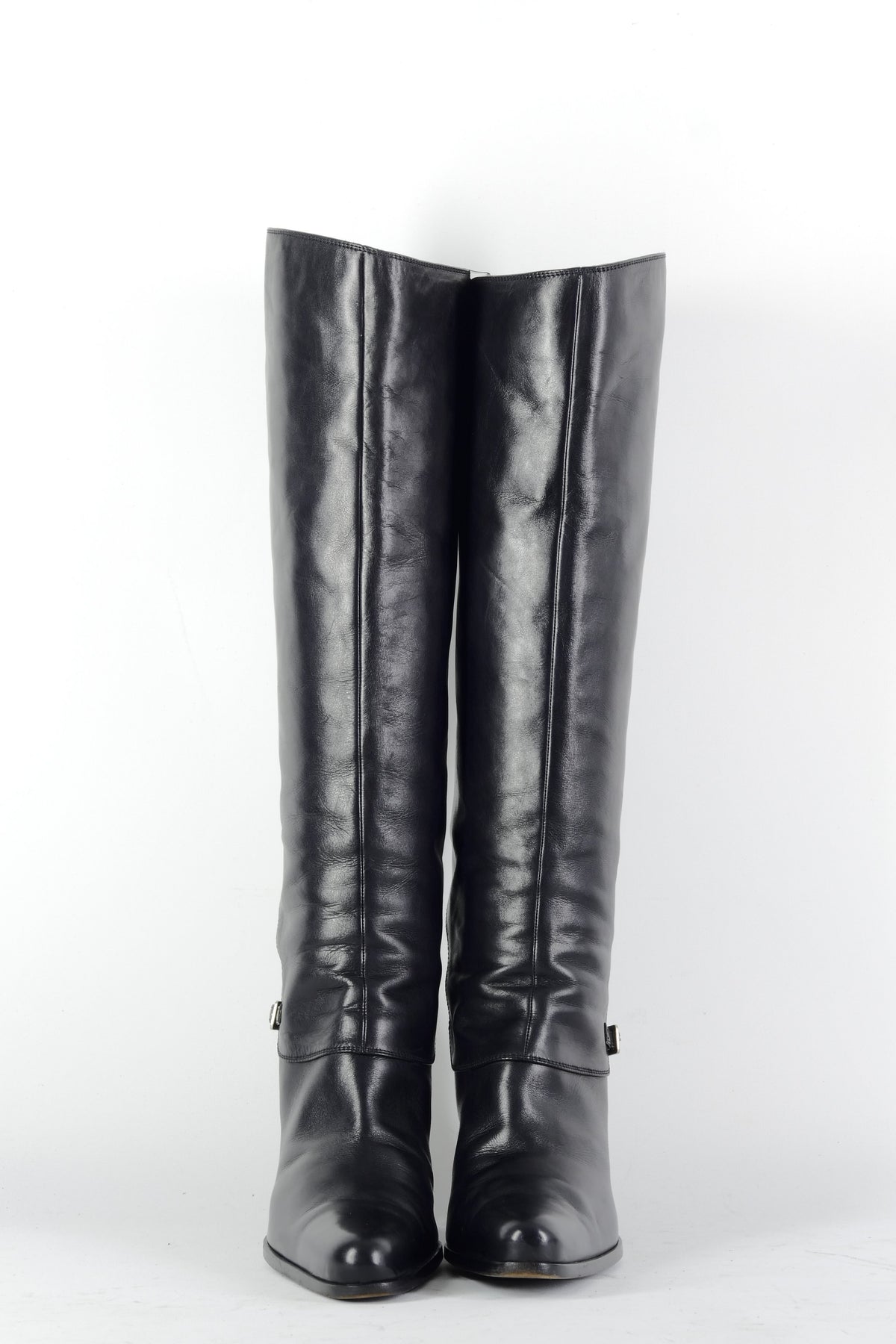 BUUTS Sergio Rossi Stiefel Leder schwarz 226039-4