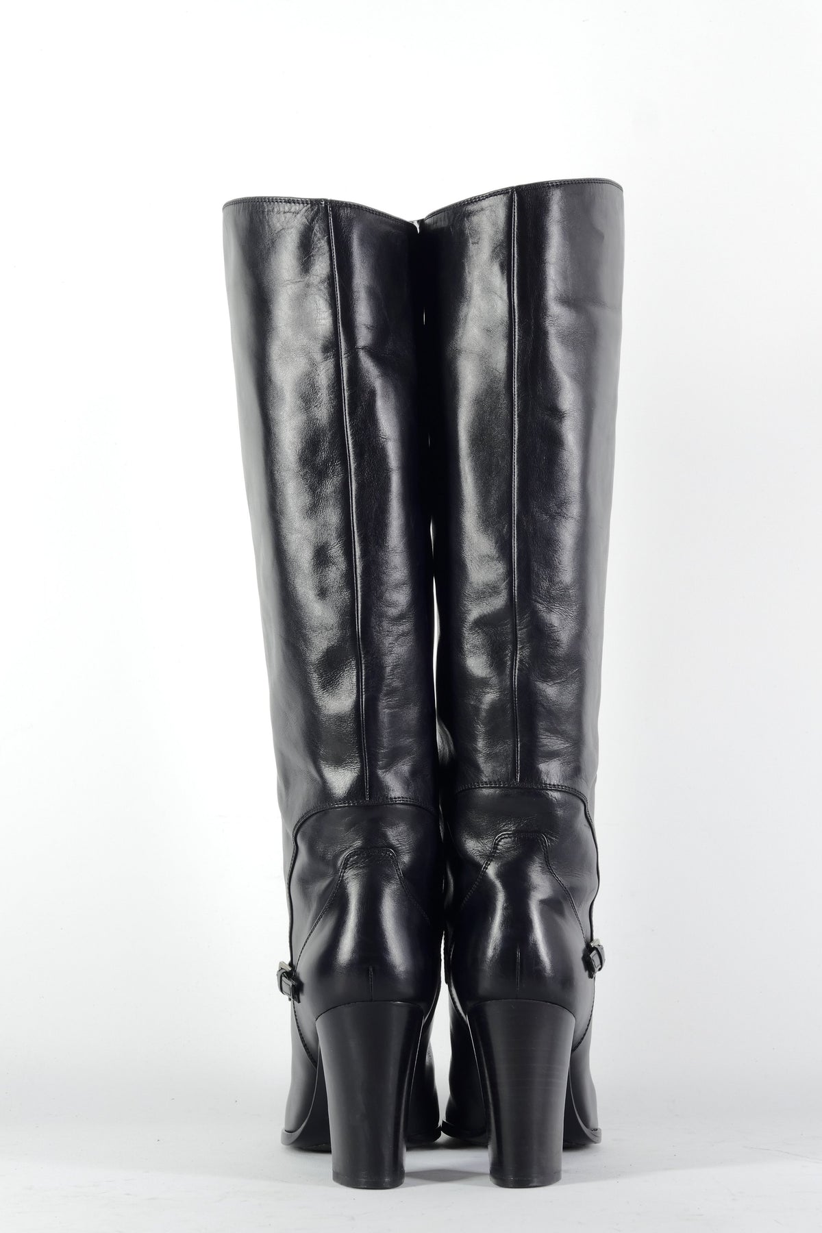 BUUTS Sergio Rossi Stiefel Leder schwarz 226039-5