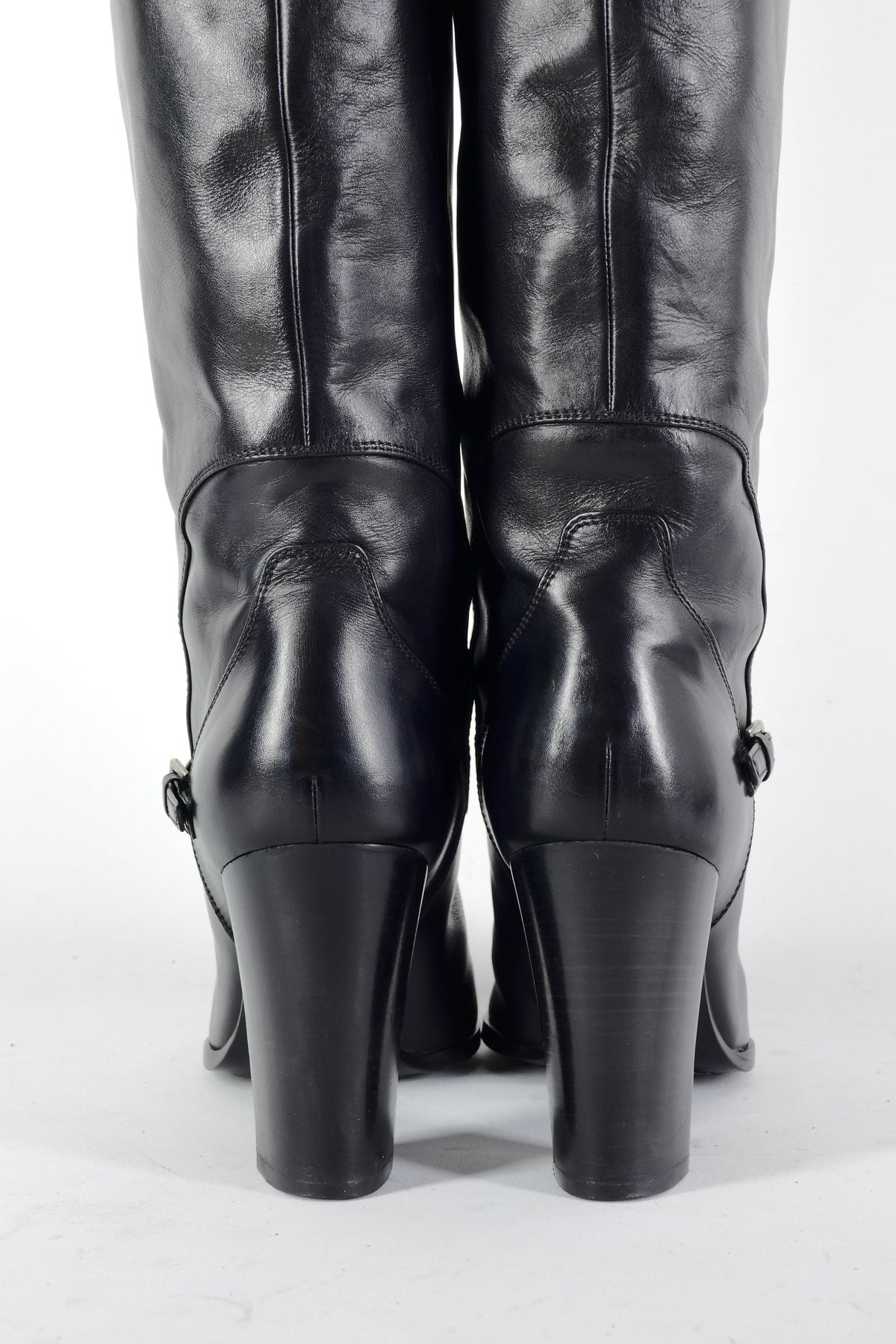 BUUTS Sergio Rossi Stiefel Leder schwarz 226039-6