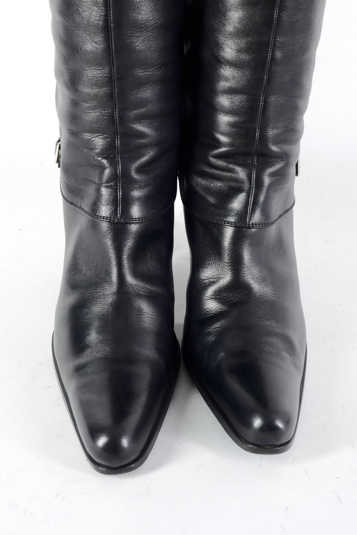 BUUTS Sergio Rossi Stiefel Leder schwarz 226039-7