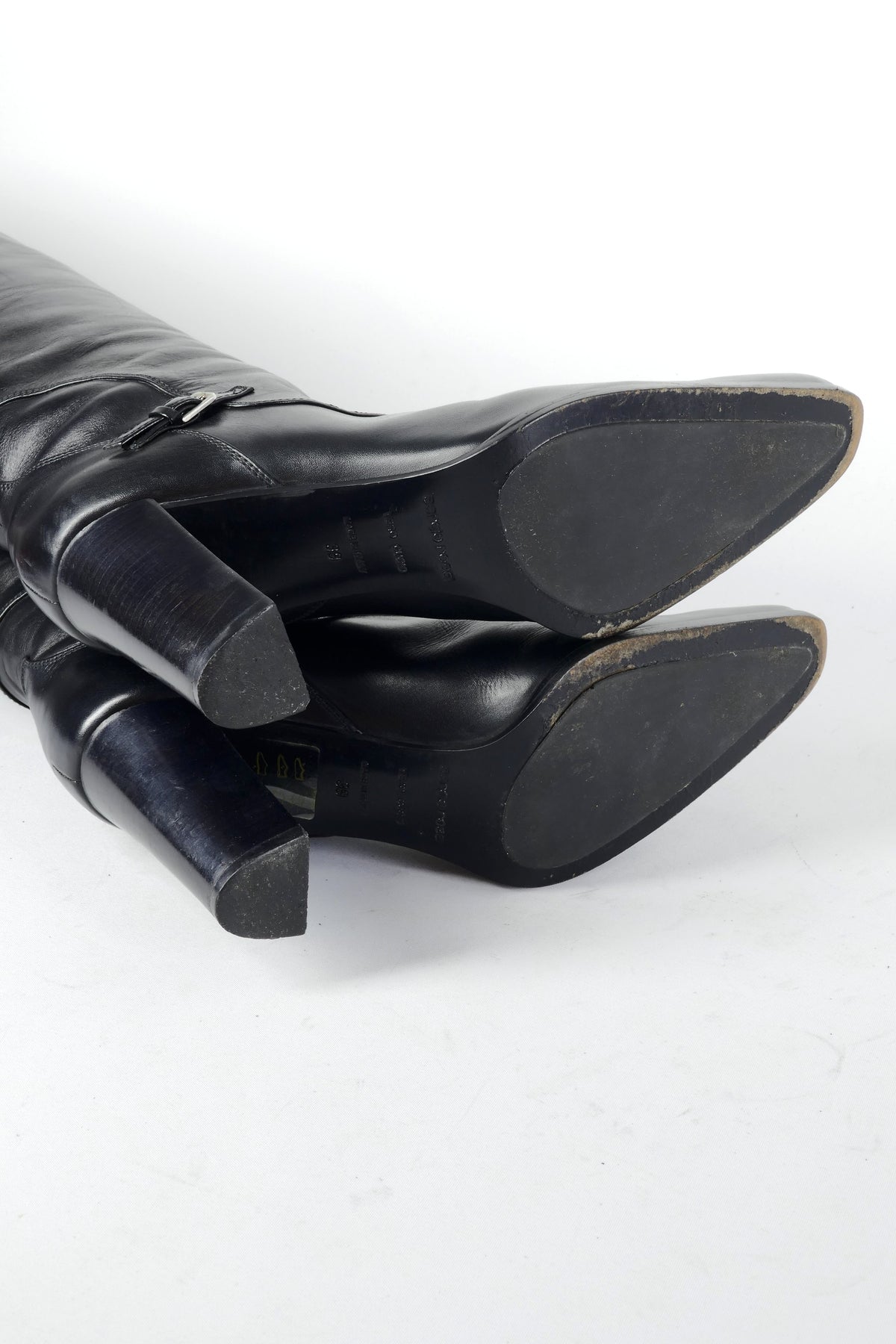 BUUTS Sergio Rossi Stiefel Leder schwarz 226039-8
