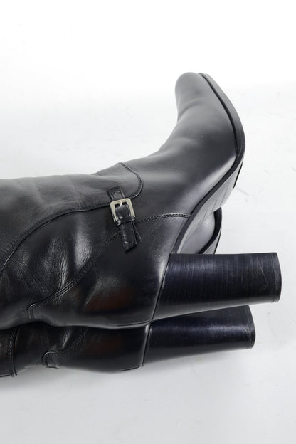 BUUTS Sergio Rossi Stiefel Leder schwarz 226039-9
