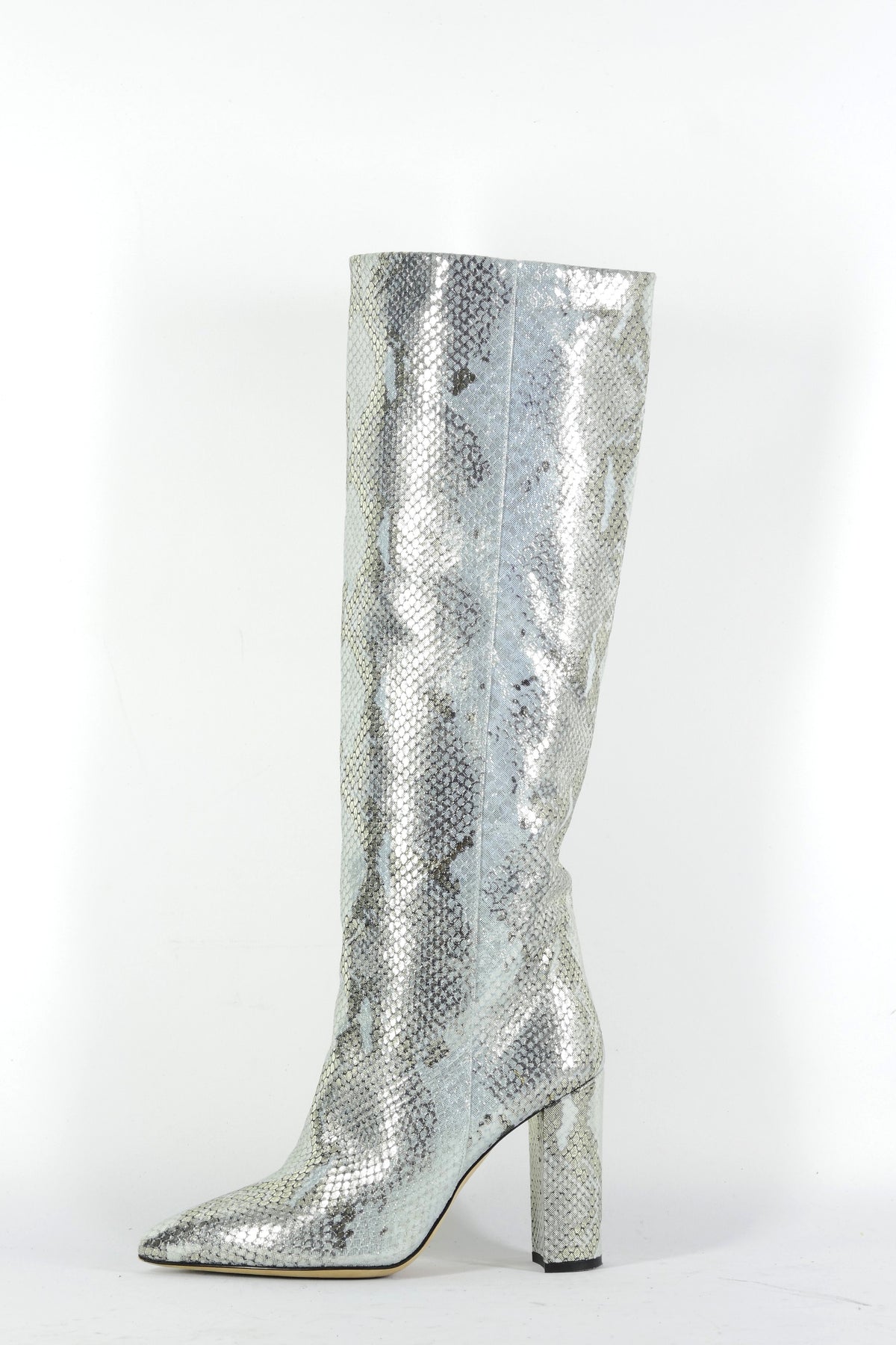 BUUTS Paris Texas Stiefel Leder silber 226040-1
