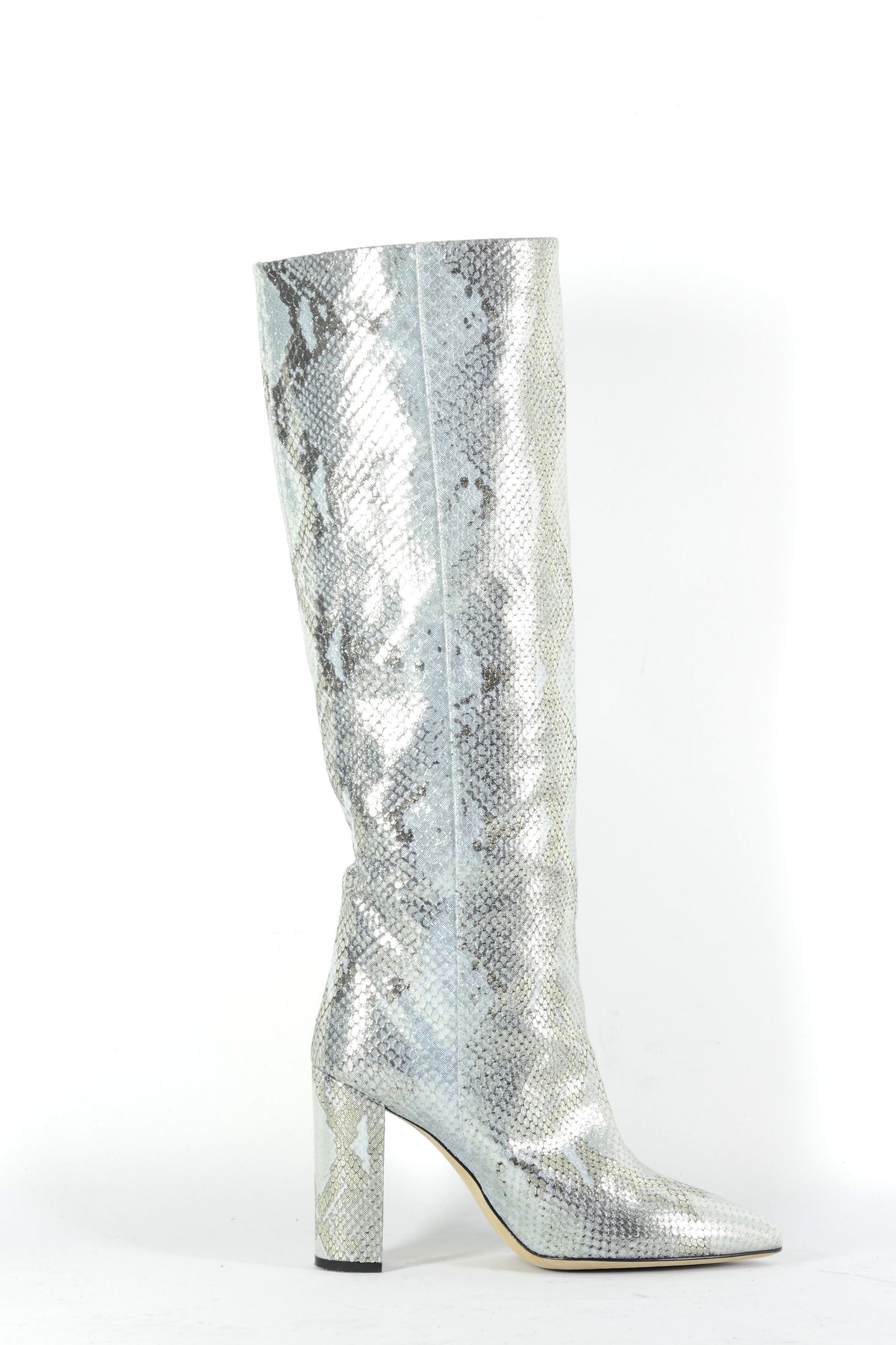 BUUTS Paris Texas Stiefel Leder silber 226040-3