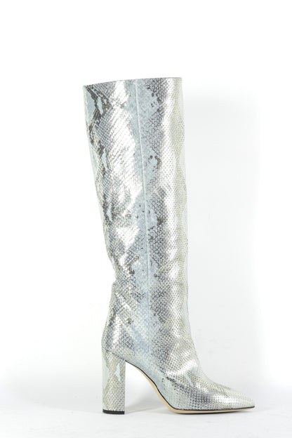 BUUTS Paris Texas Stiefel Leder silber 226040-3
