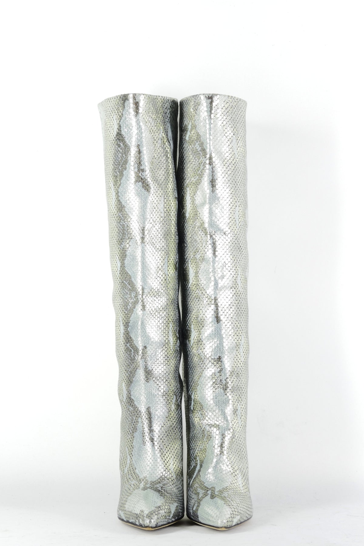 BUUTS Paris Texas Stiefel Leder silber 226040-4