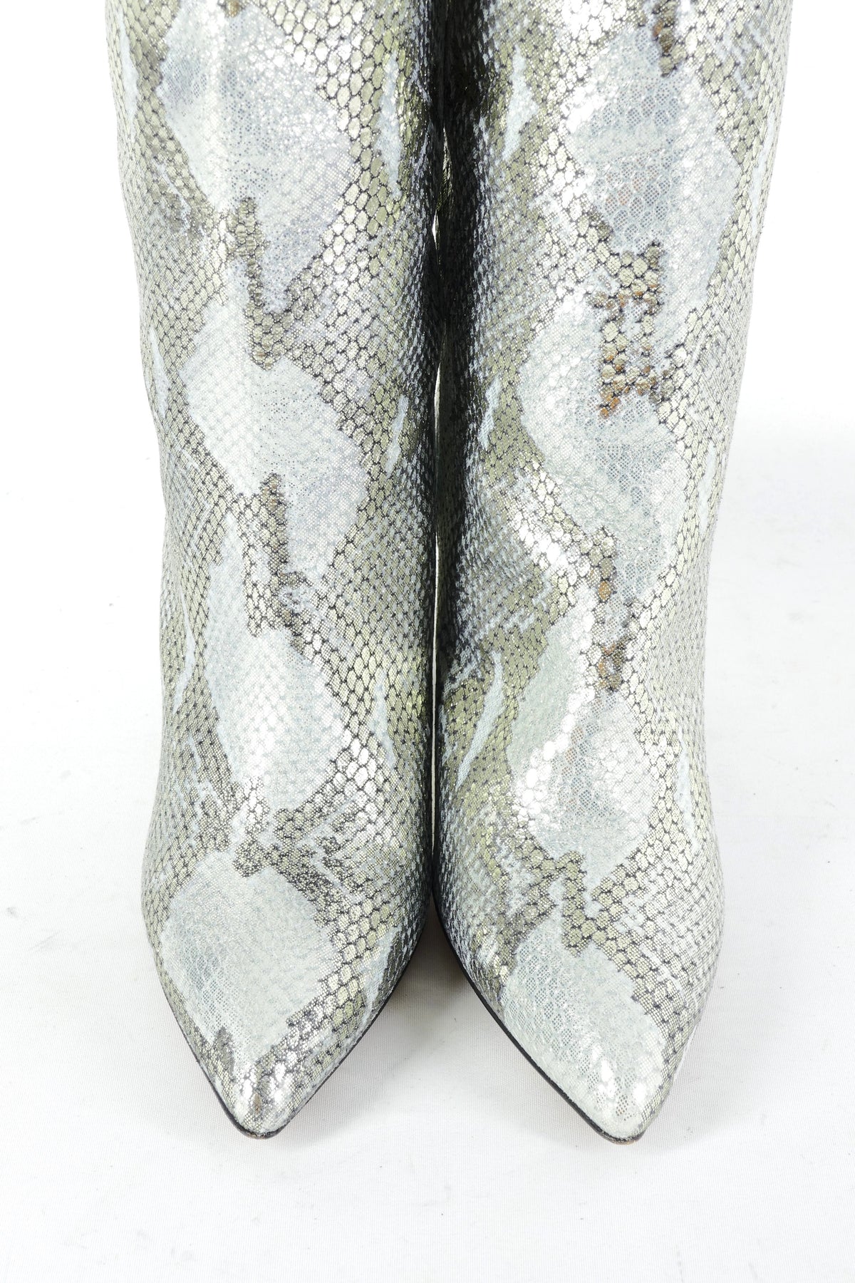 BUUTS Paris Texas Stiefel Leder silber 226040-7